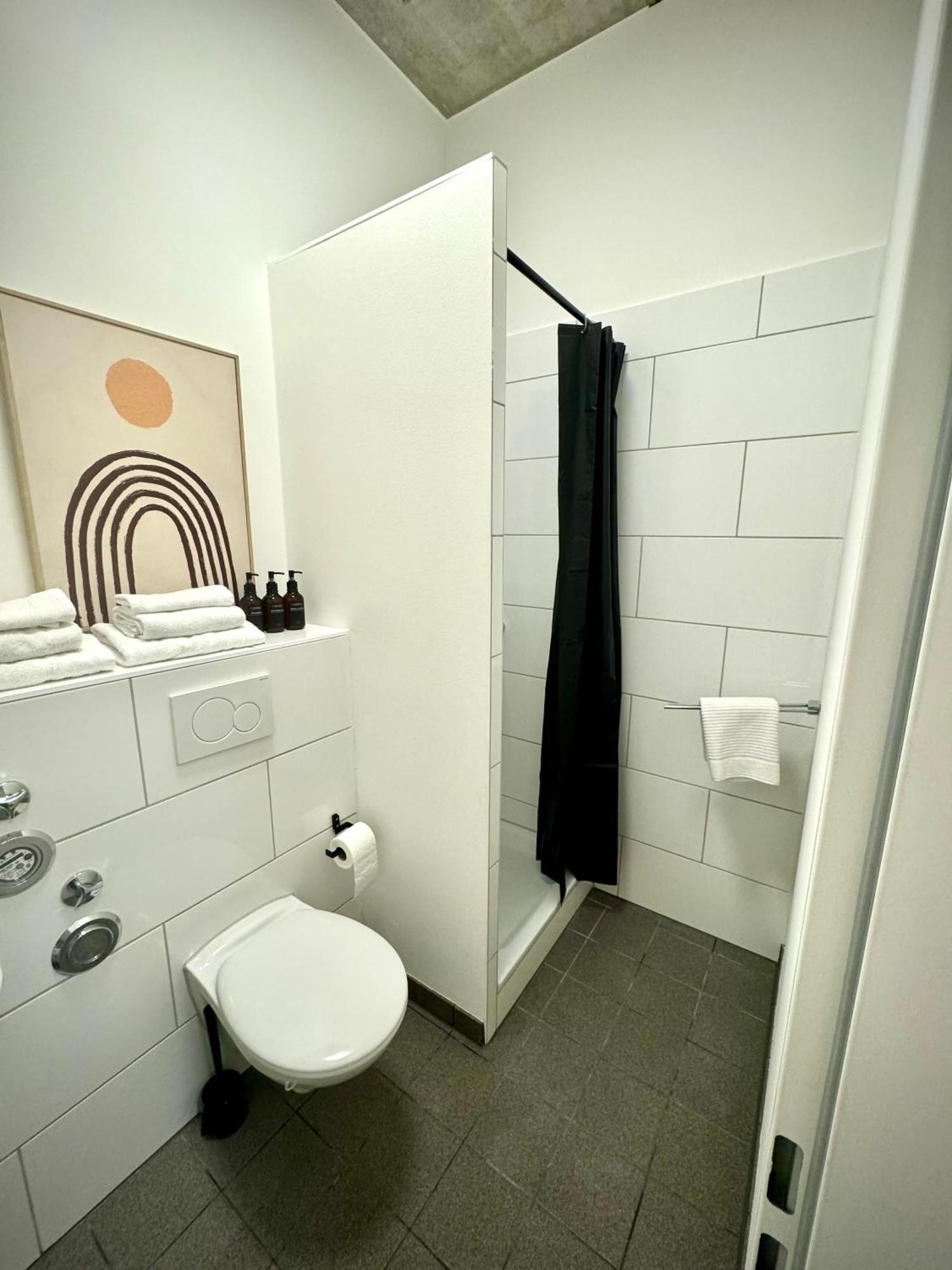 Elbapartment 29 Qm Mit Eigenem Badezimmer Hamburg Exterior foto